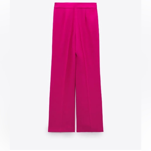 ZARA long flowy Pant in Fuschia - Picture 3 of 7